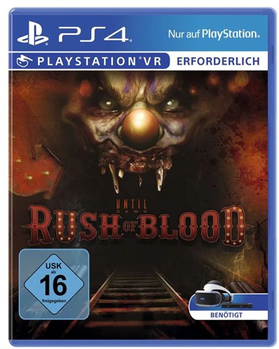 Sony Until Dawn: Rush of Blood PlayStation 4
