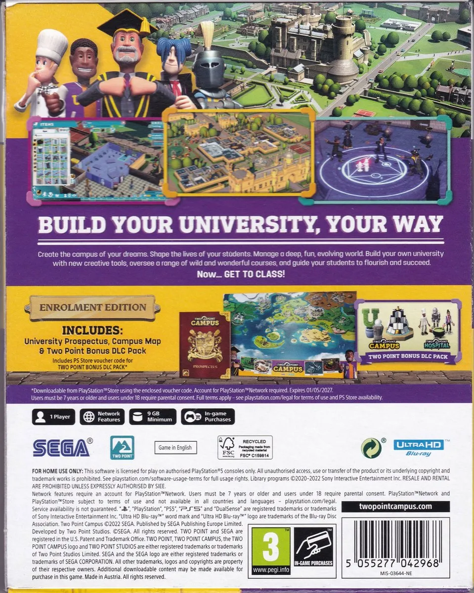 Sega Two Point Campus Enrolment Edition - PS5