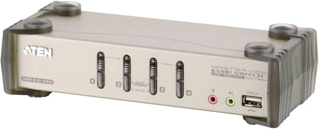 ATEN CS1734B KVM-schakelaar USB 2.0