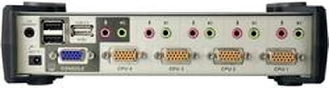 ATEN CS1734B KVM-schakelaar USB 2.0 - 4 poorten - 2.1 Surround Sound Audio - afbeelding 6 van 6
