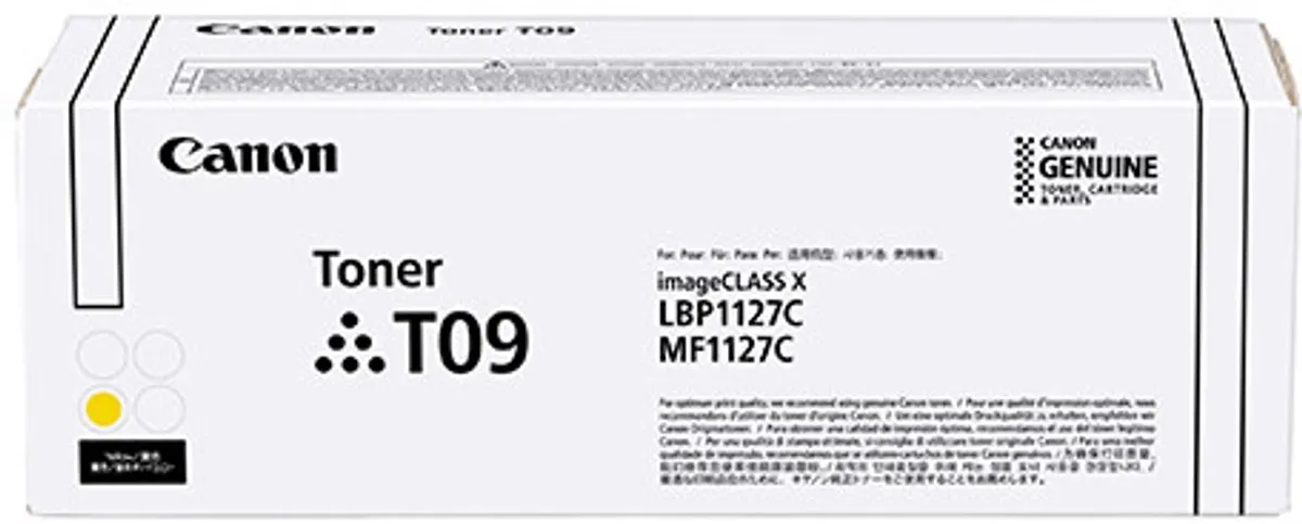 Canon T09 Y Tonercartridge - Geel