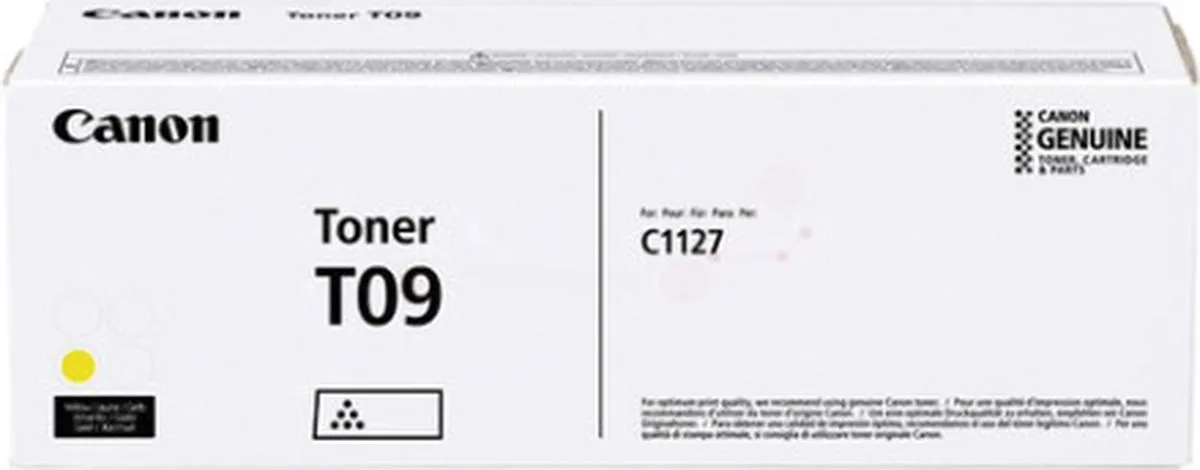 Canon T09 Y Tonercartridge - Geel