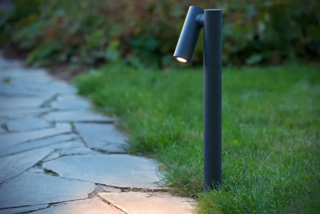 Lucide TATUM Sokkellamp LED 5W 3000K - Antraciet - afbeelding 6 van 6