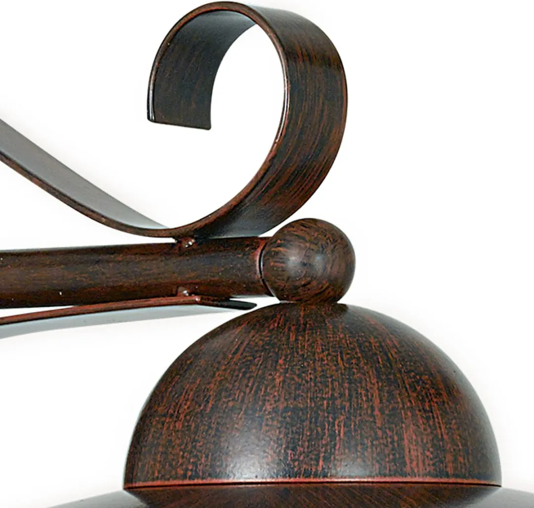 Eglo Milton Wandlamp Buiten E27 - 31cm Antiek Bruin
