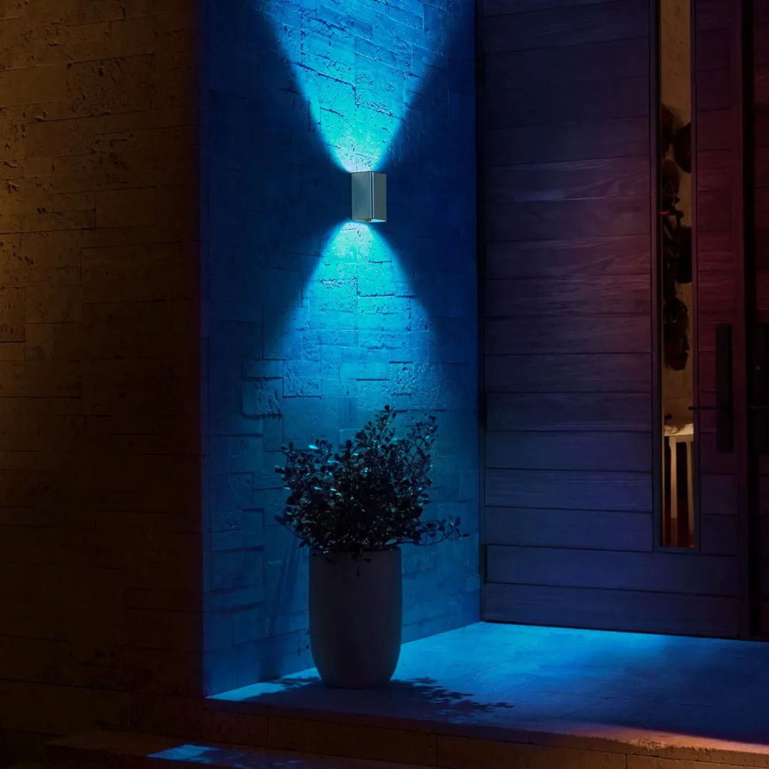 Philips Hue Resonate Wandlamp RVS - 2 Stuks - RGBW