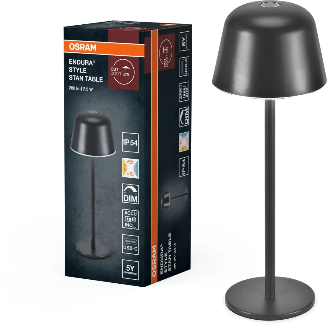 Osram Endura Style Table Buitenlantaarn 2,5W 200lm - Donkergrijs