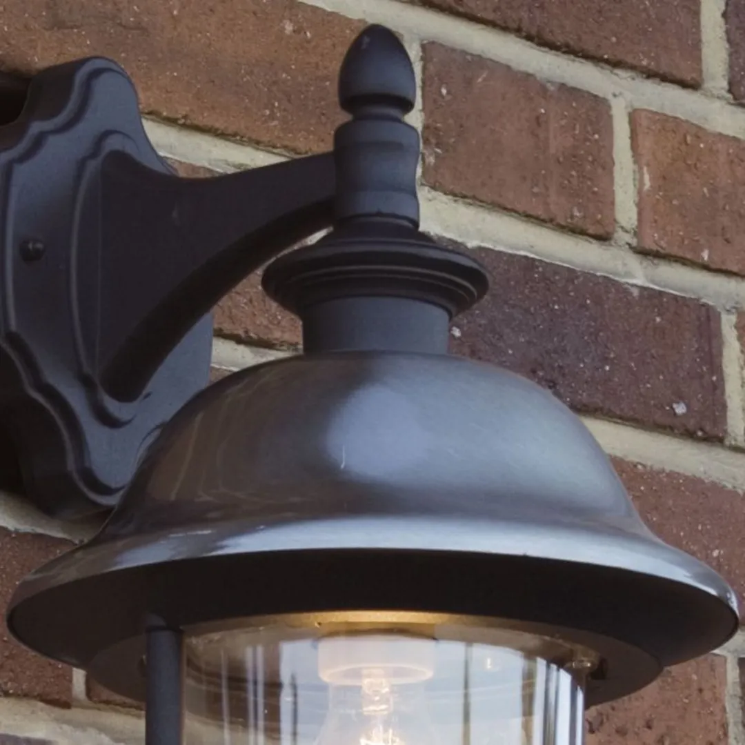 Konstsmide Parma Wandlamp 43cm - Matzwart/RVS