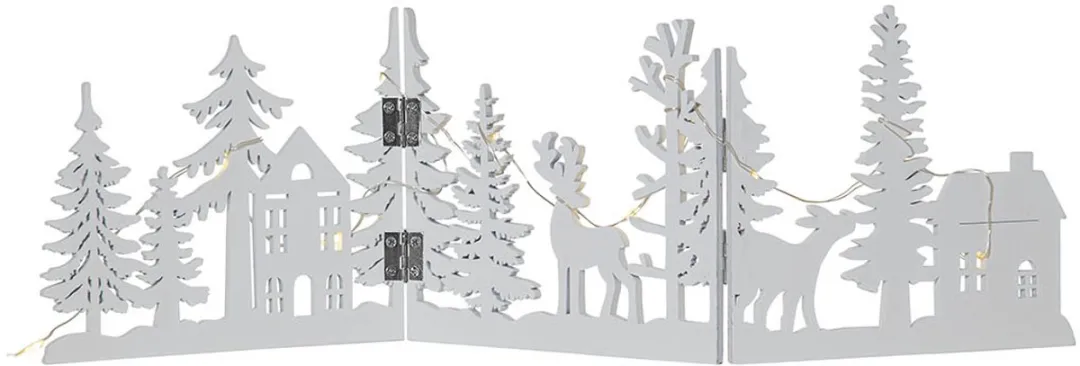 Star Trading Verlichte Kerstdecoratie Fauna Hout