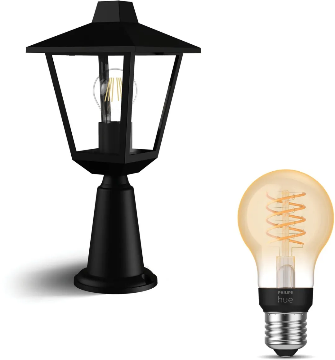 Philips Hue Kinno Sokkel Buiten E27 Warmwit 7.2W