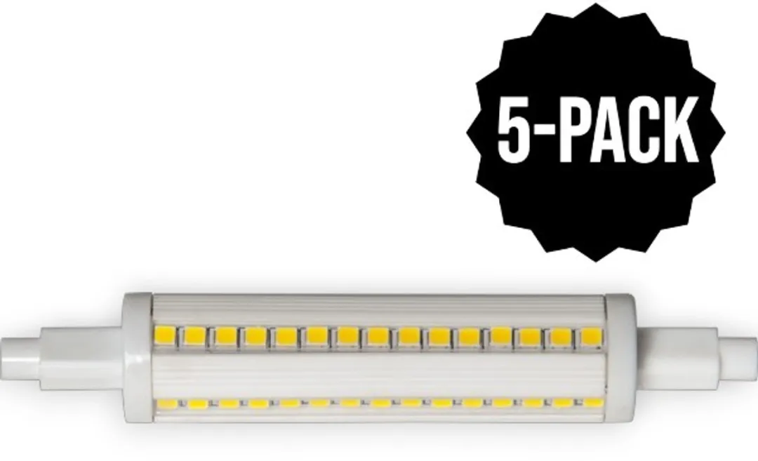 Star Trading Staaflamp R7S 8W Extra Warm Wit - 5 Stuks