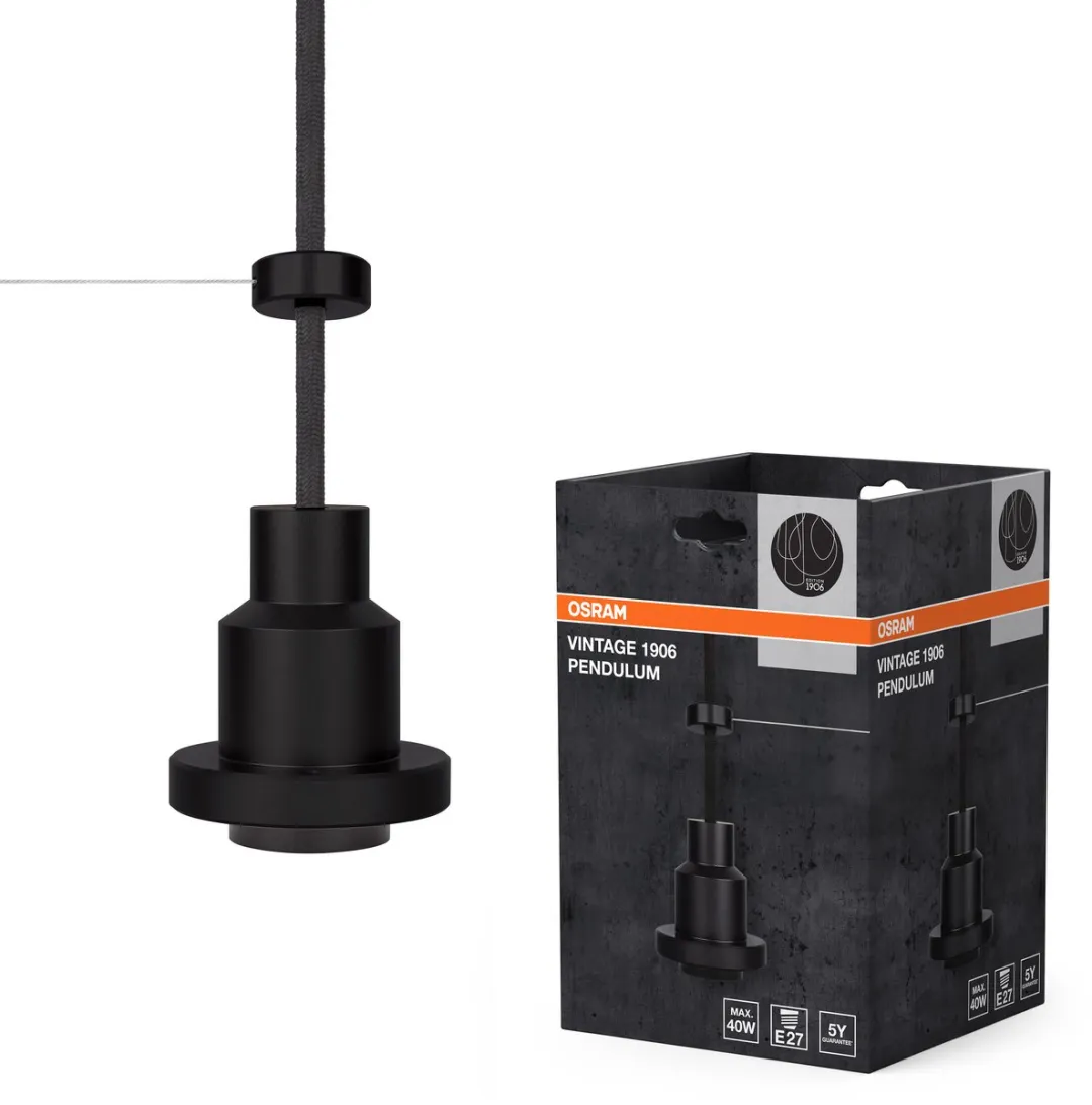 Osram Ledvance Vintage 1906 Pendulum E27 LED Armatuur - Ø68cm - Helder glas