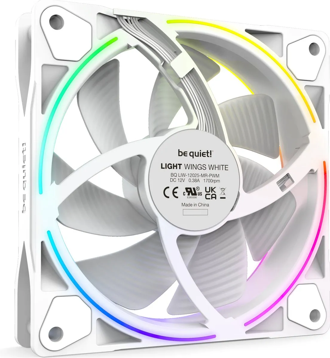 Be quiet! LIGHT WINGS White 120mm PWM high-speed Triple-Pack // BL101