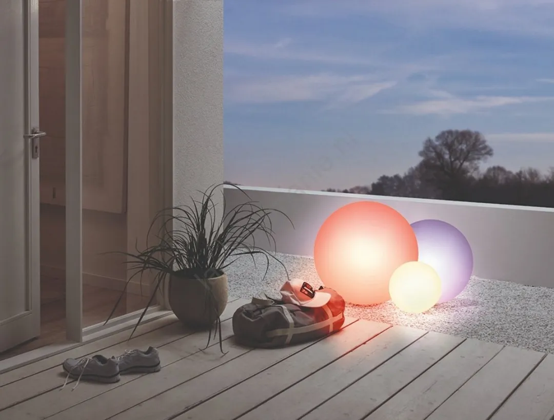 Eglo LED RGBW Buitenlamp Monterolo-C 9W - IP65 - Ø39cm