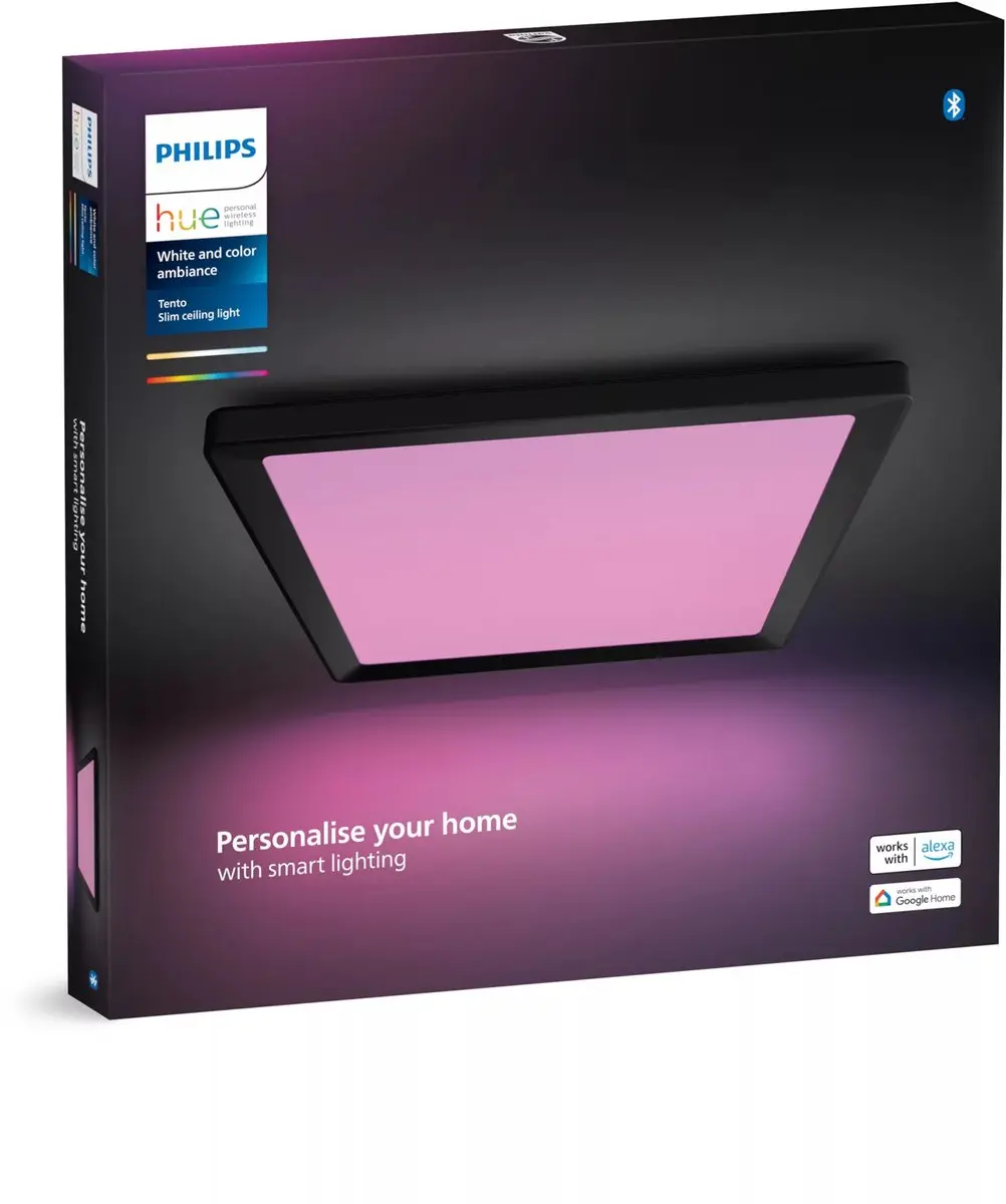 Philips Hue White and Color Ambiance Teto Vierkant Plafondpaneel - 15.4W - Wit - afbeelding 6 van 6