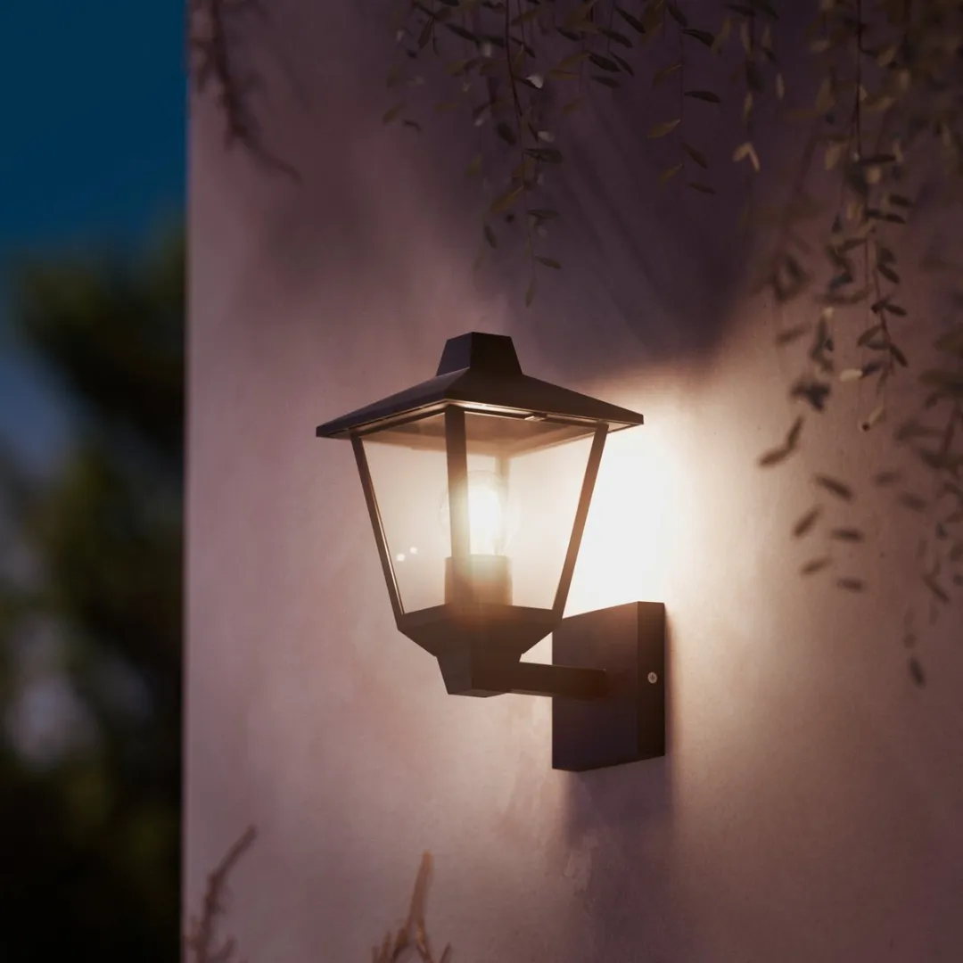 Philips Hue Kinno Wandlamp E27 Warmwit - Zwart