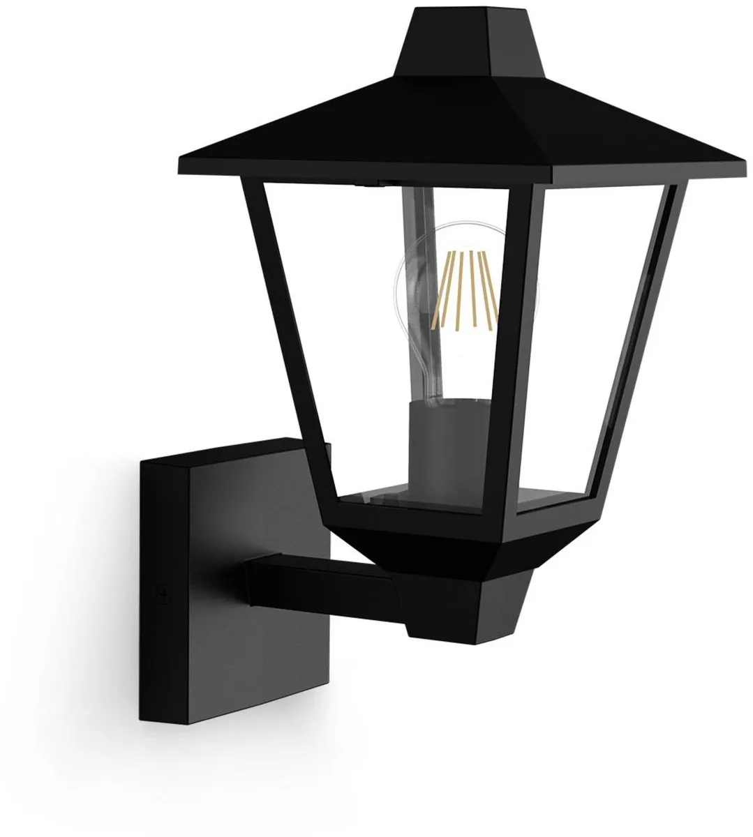 Philips Hue Kinno Wandlamp E27 Warmwit - Zwart