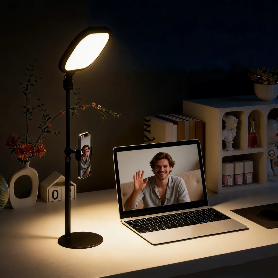 ECTEATOY LED Bureaulamp RGB Zwart - 10W - 5 Kleuren - Timer