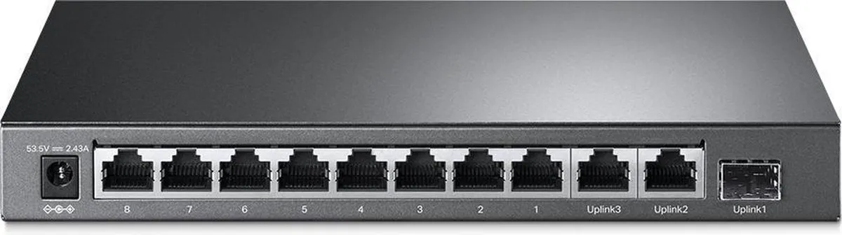 TP-Link TL-SG1210MP Netwerk Switch - 9x PoE+ 123W - Zwart
