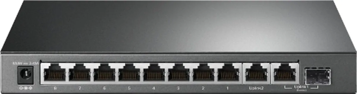 TP-Link TL-SG1210MP Netwerk Switch - 9x PoE+ 123W - Zwart