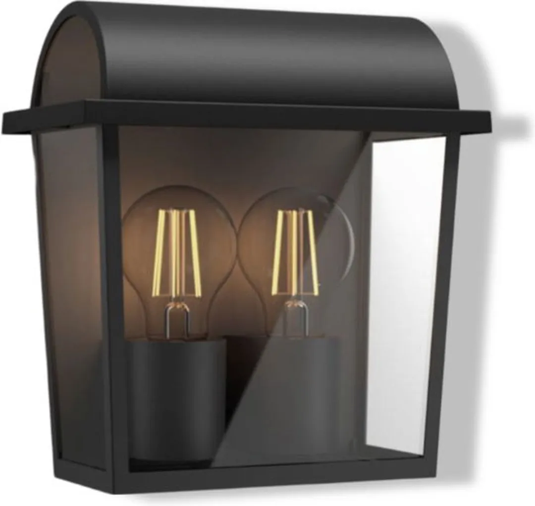 Philips Harvest Wandlamp - 2 Lichtpunten - Zwart