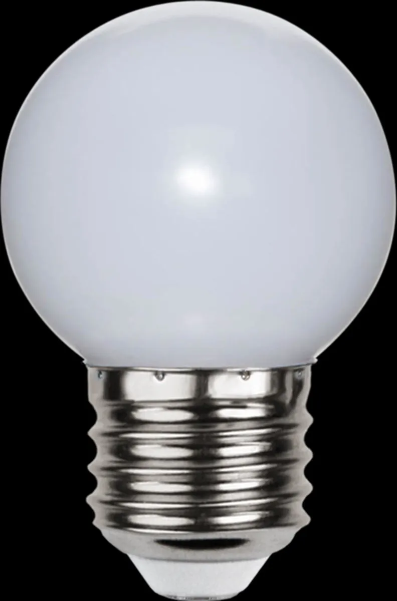 Star Trading Prikkabel Kogellamp E27 1W - Extra Warm Wit - afbeelding 6 van 6