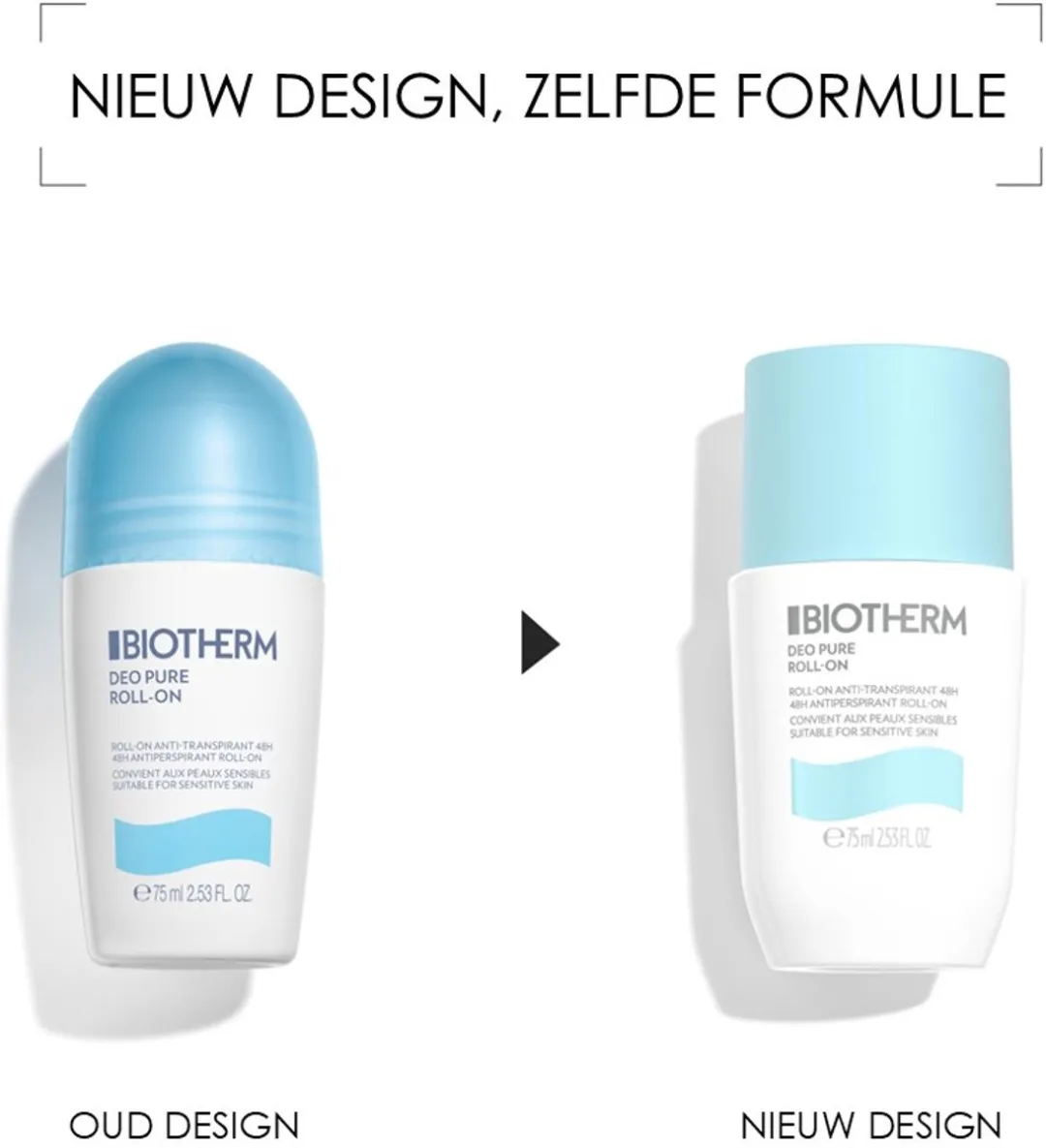Biotherm Deo Pure Roll-on 75ml - 48u Anti-transpirant