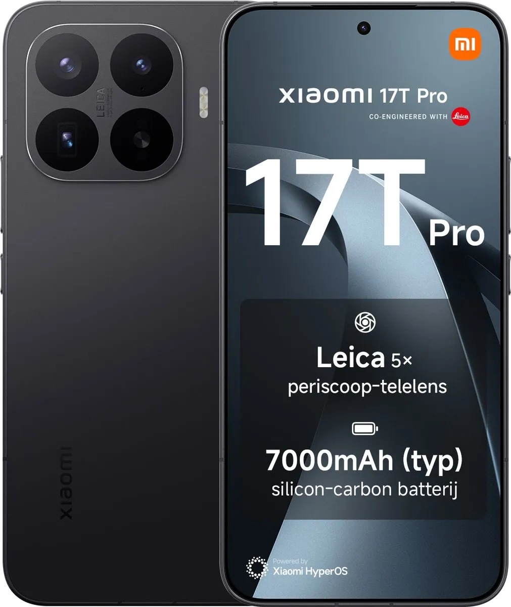 Xiaomi 17T Pro - 12GB/256GB - Zwart