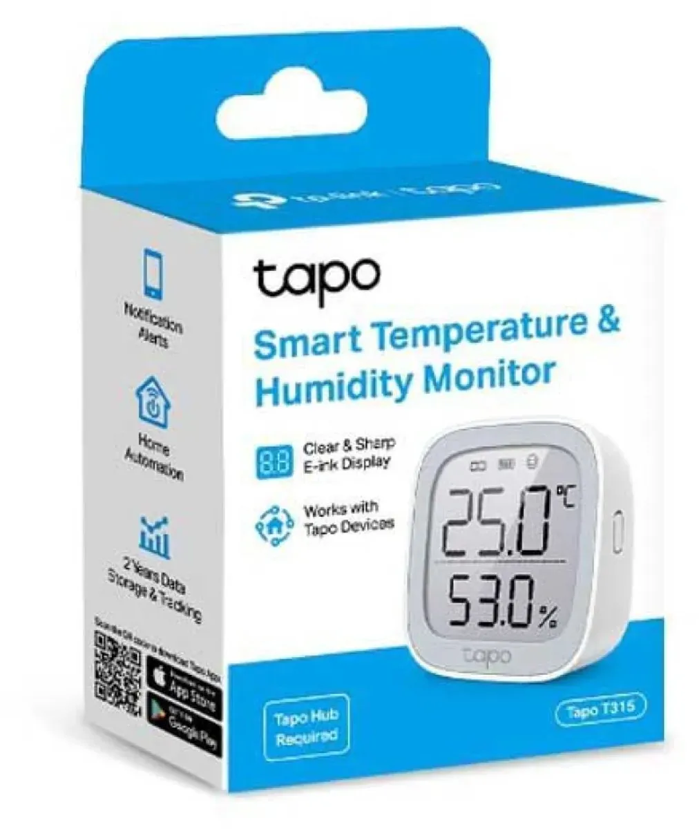 TP-Link Tapo T315 Slimme Thermometer Hygrometer - Wit