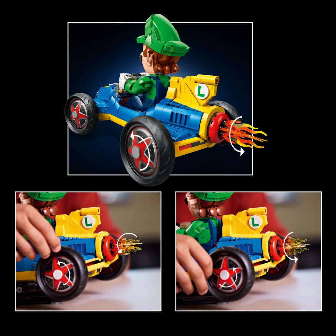 LEGO Super Mario Kart Luigi & Mach 8 72050 - 2234 Stukken - afbeelding 6 van 6