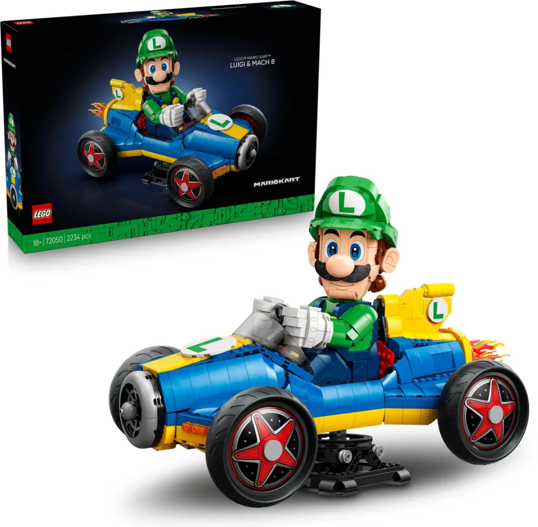 LEGO Super Mario Kart Luigi & Mach 8 72050 - 2234 Stukken