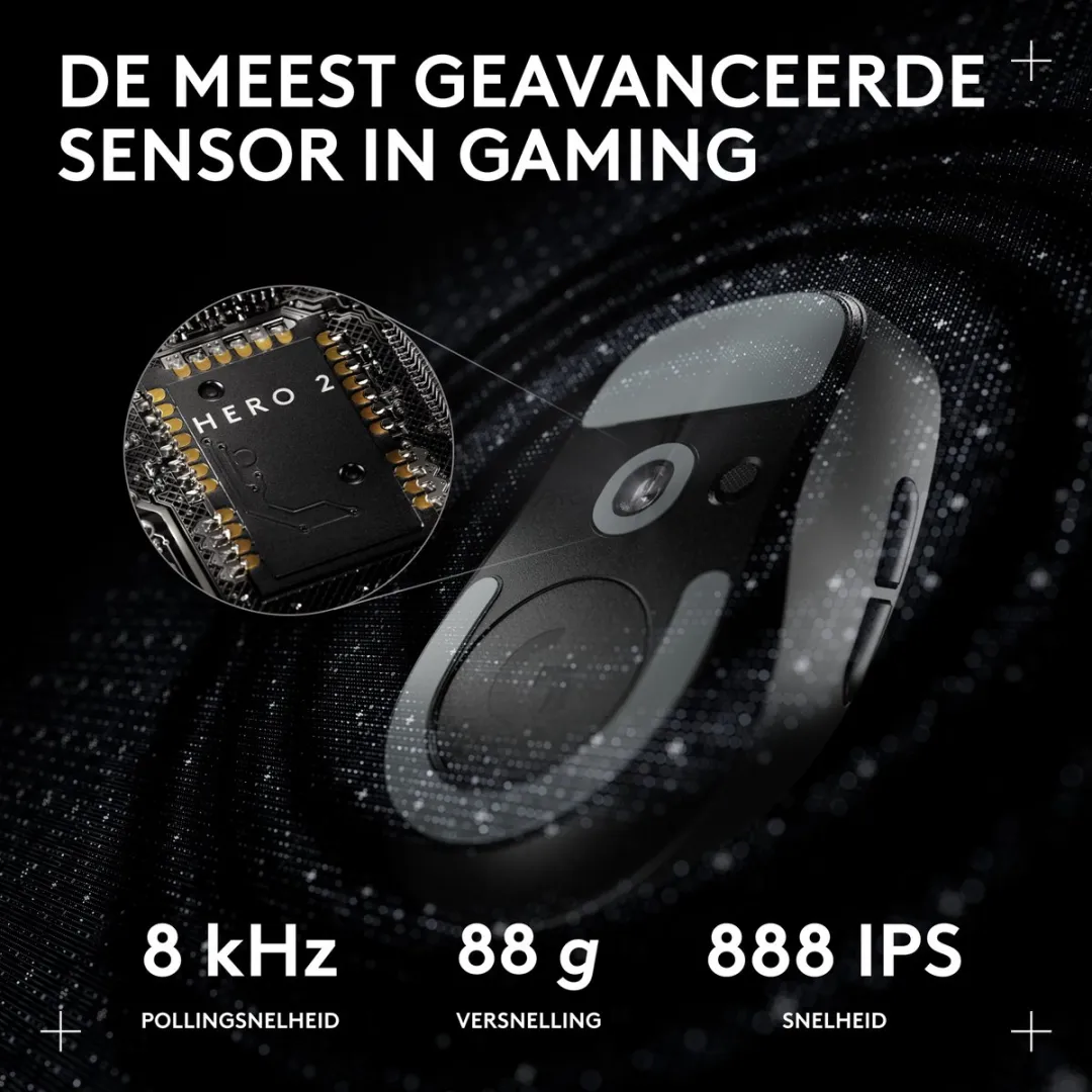 Logitech G PRO X Superlight 2c Draadloze Gaming Muis - Zwart