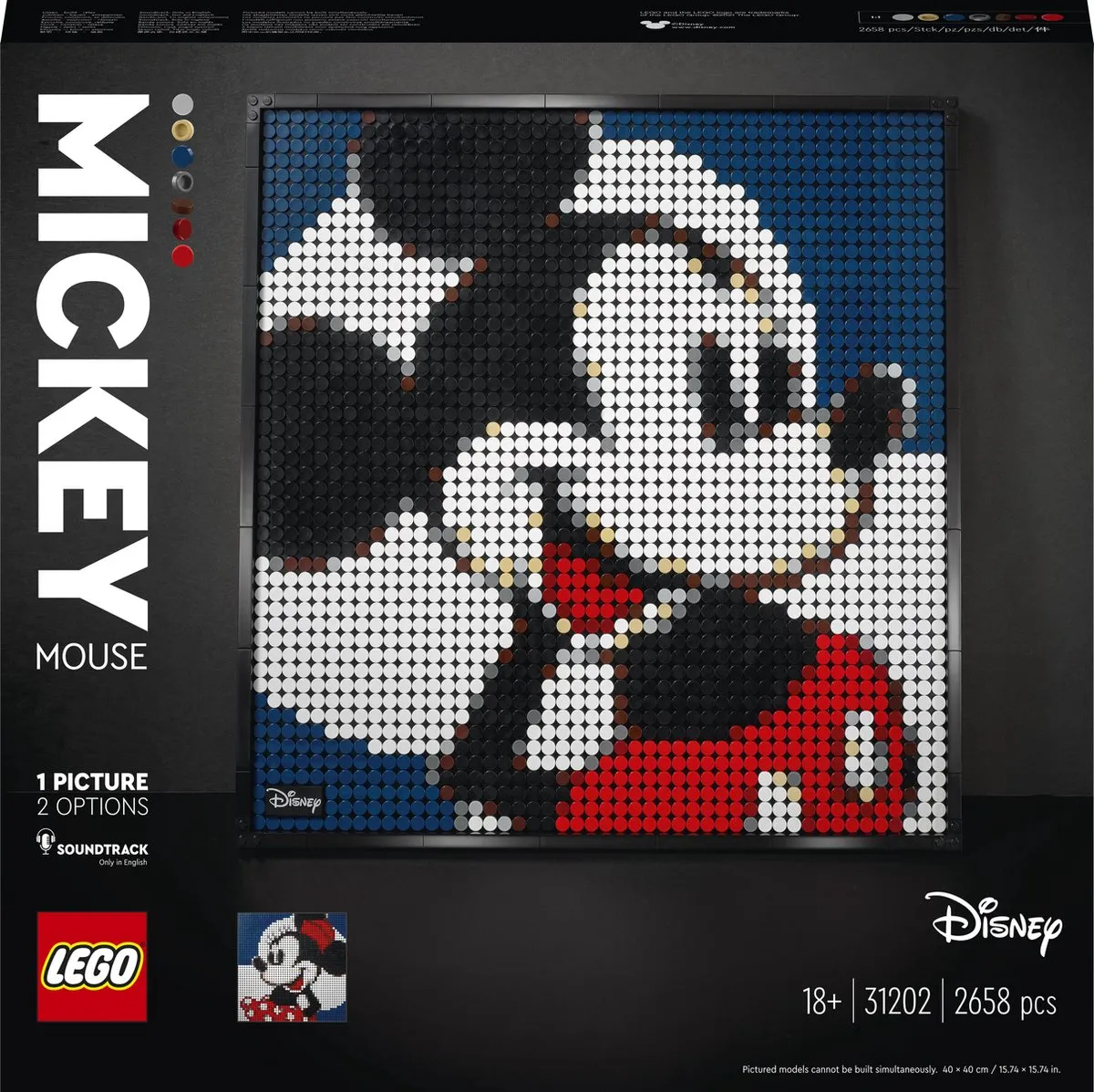 LEGO Art Disney Mickey Mouse 31202