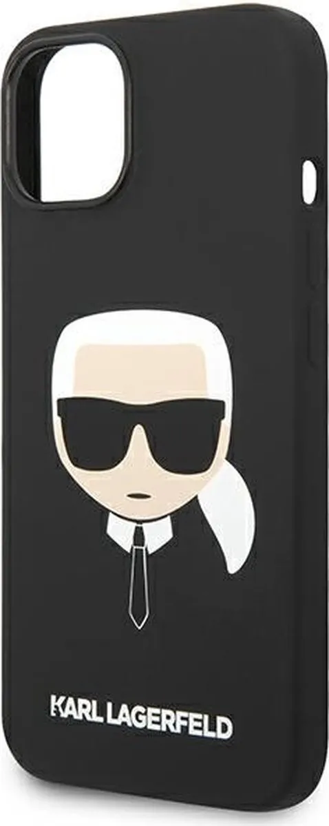 Karl Lagerfeld Karl's Head iPhone 14 Plus Hoes - Zwart