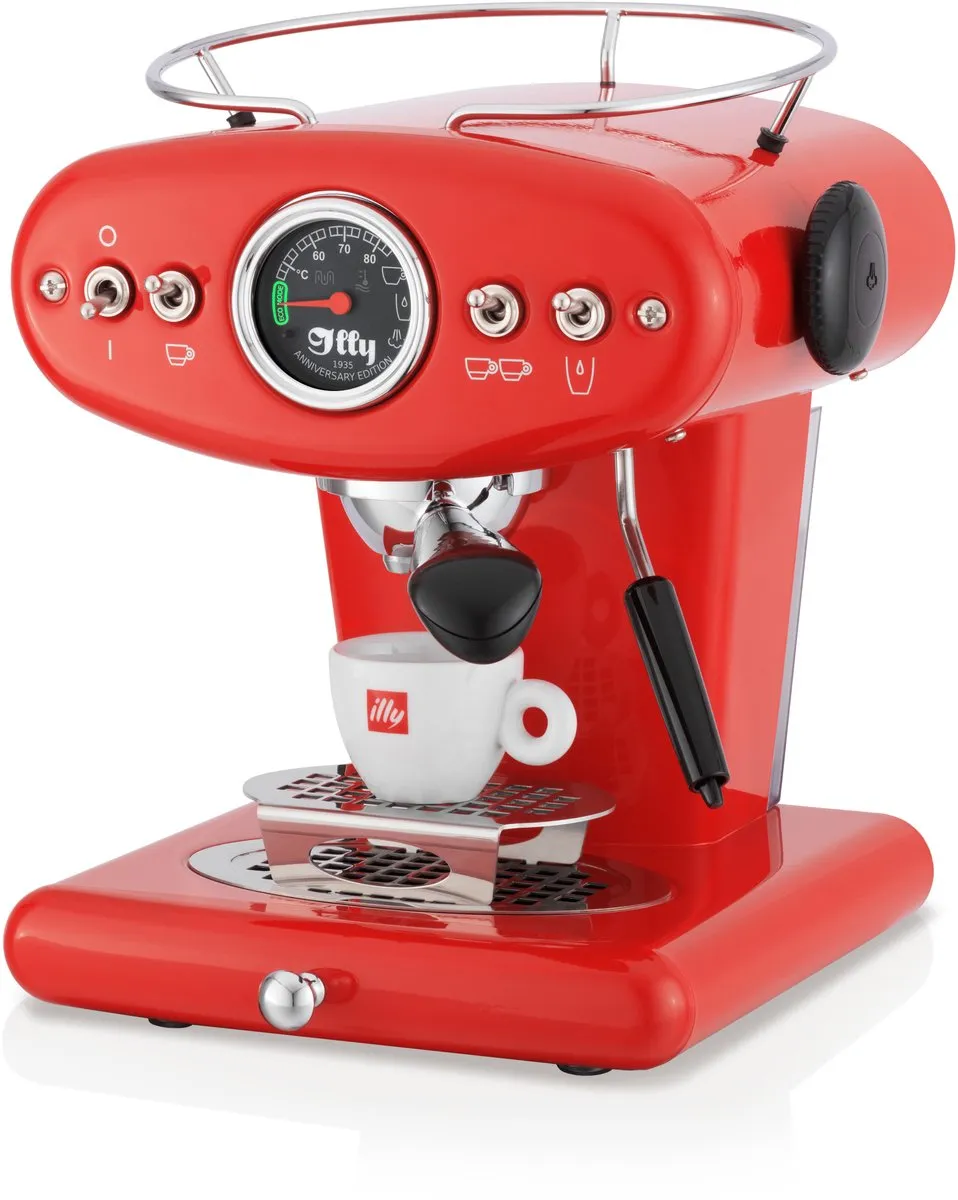 illy X1 Anniversary ESE & Ground Koffiemachine - 1200W - 1L - Rood - afbeelding 2 van 5