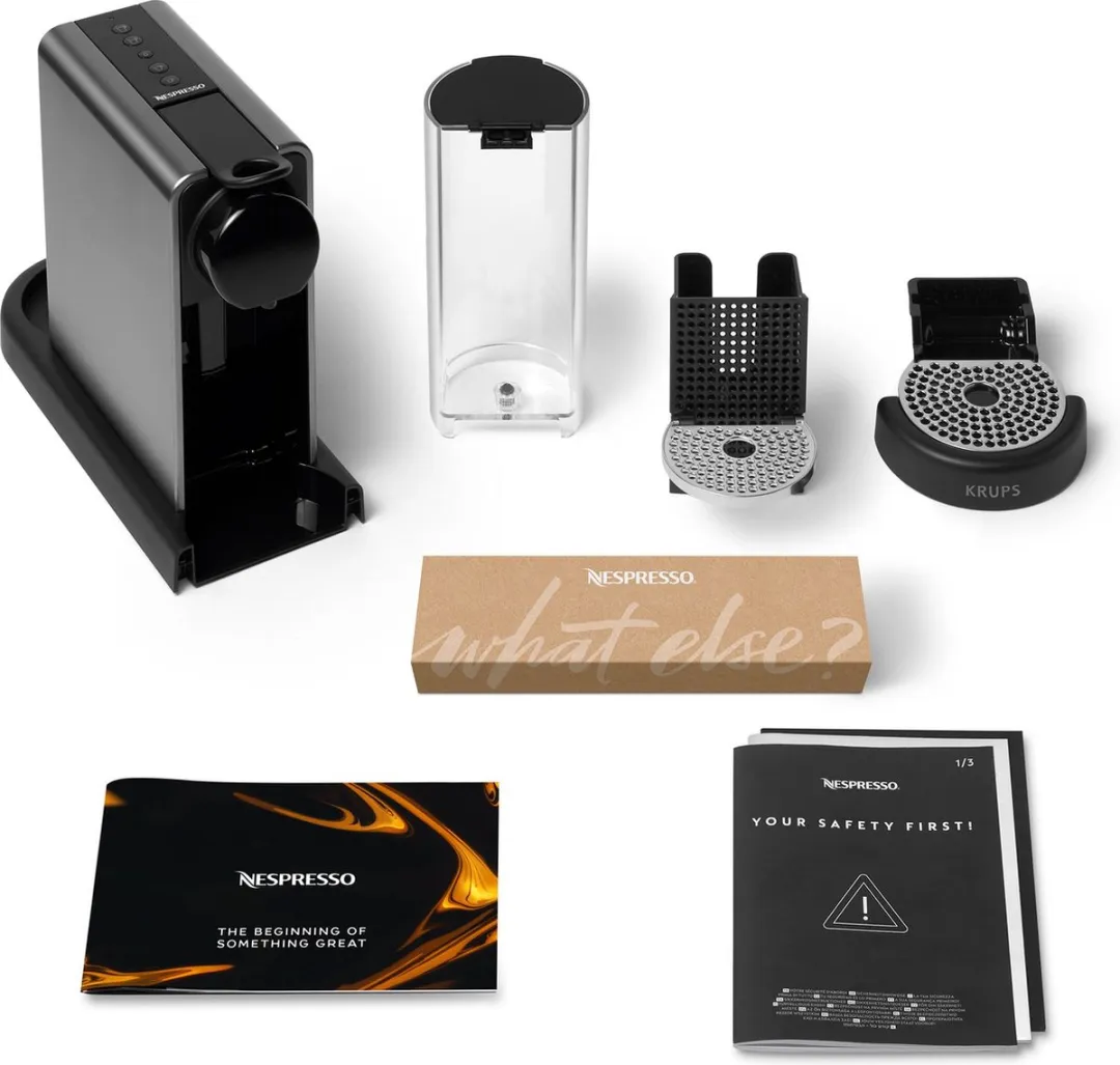 Krups Nespresso Citiz XN610T Koffiecupmachine - Titanium