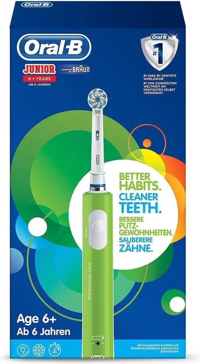 Oral-B Junior Elektrische Tandenborstel - Groen