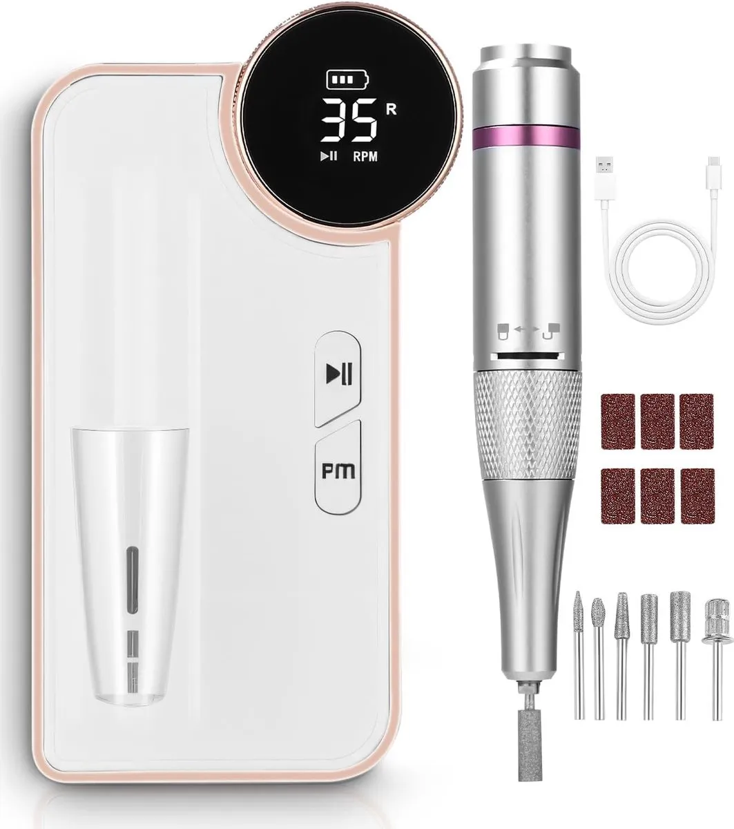 ECTEATOY Elektrische Nagelboor 35.000 RPM