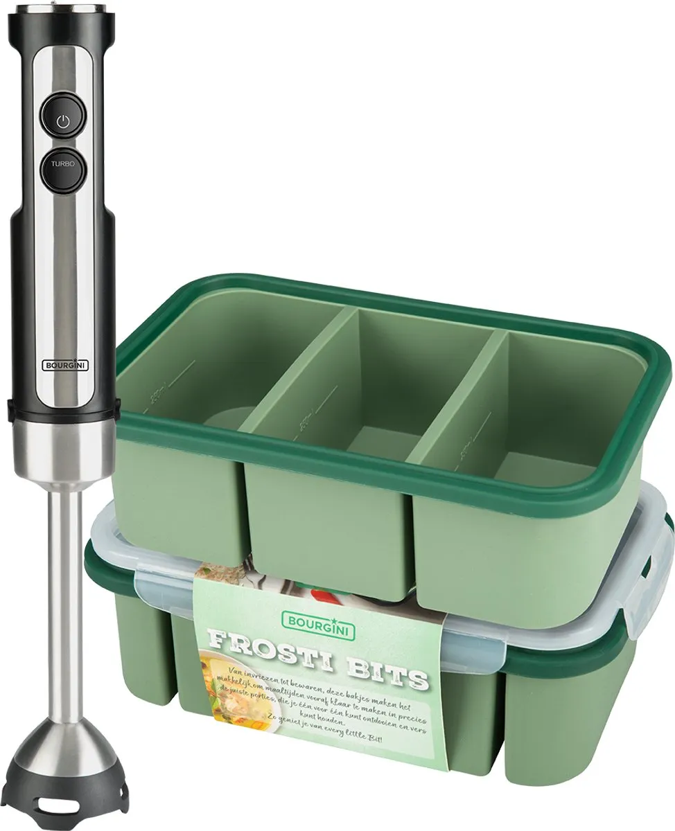 Bourgini Staafmixer Set 1500W RVS