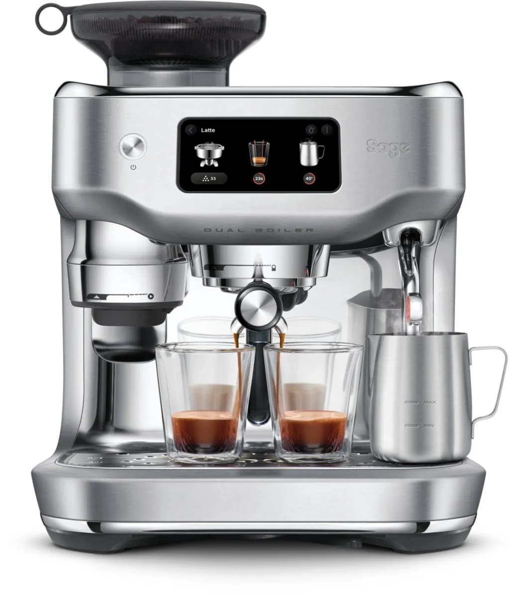 Sage the Oracle Dual Boiler Brushed Stainless Steel Pistonmachine