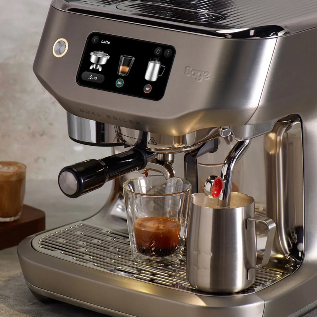 Sage the Oracle Dual Boiler Brushed Stainless Steel Pistonmachine