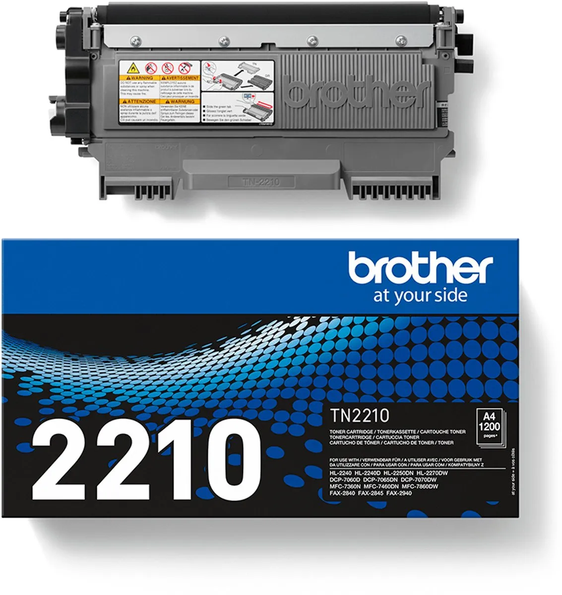 Brother TN-2210 Tonercartridge - Zwart