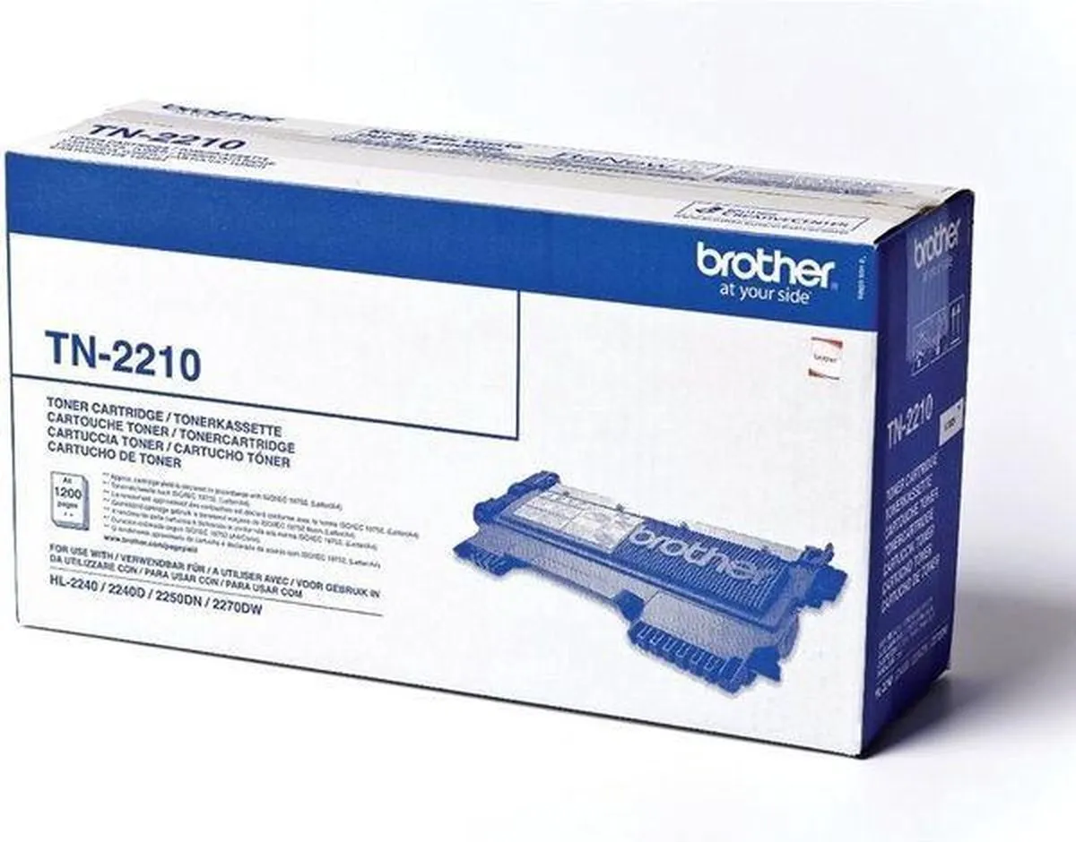 Brother TN-2210 Tonercartridge - Zwart