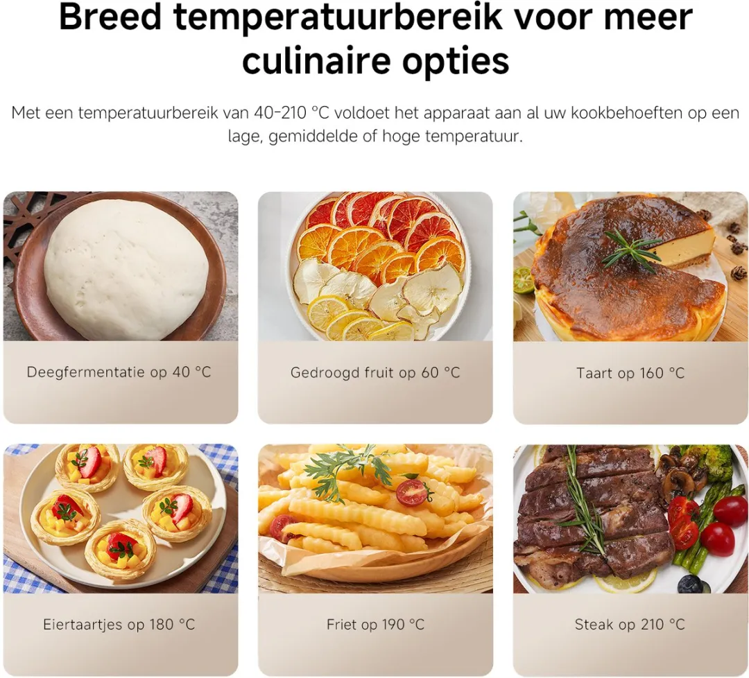 Xiaomi Airfryer XL 6,5L - 500g - Zwart