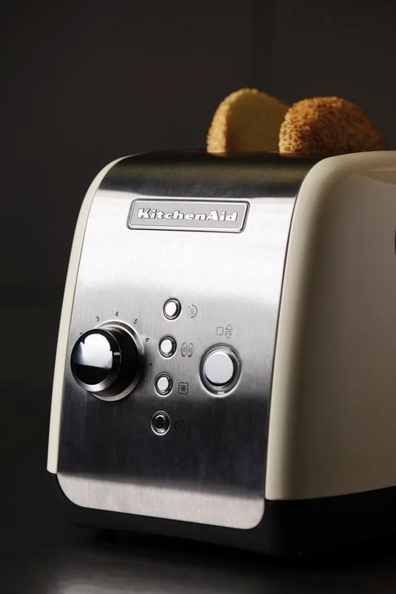 KitchenAid 5KMT221EAC Broodrooster 2 Sneden 1100W - Crème