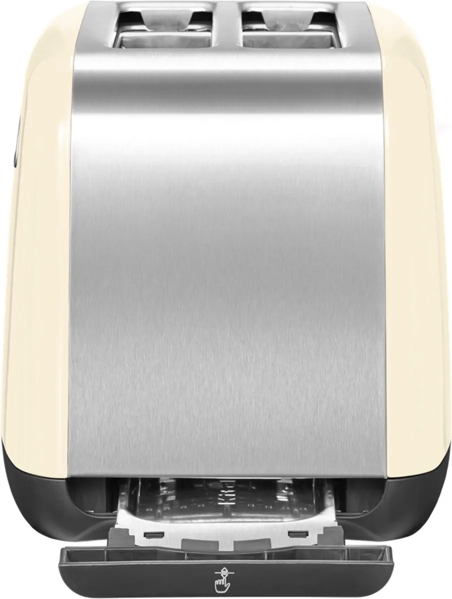 KitchenAid 5KMT221EAC Broodrooster 2 Sneden 1100W - Crème