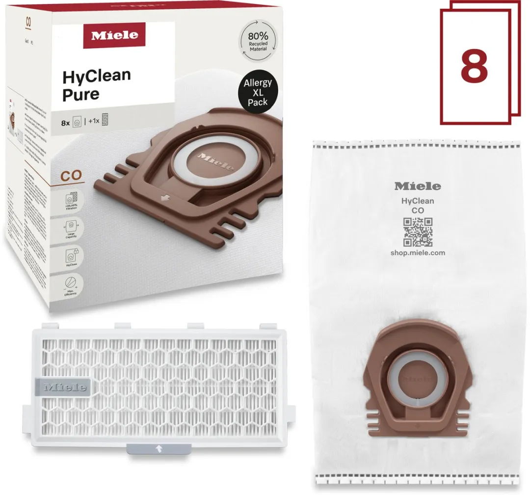 Miele Stofzuigerzakken HyClean Pure CO XL