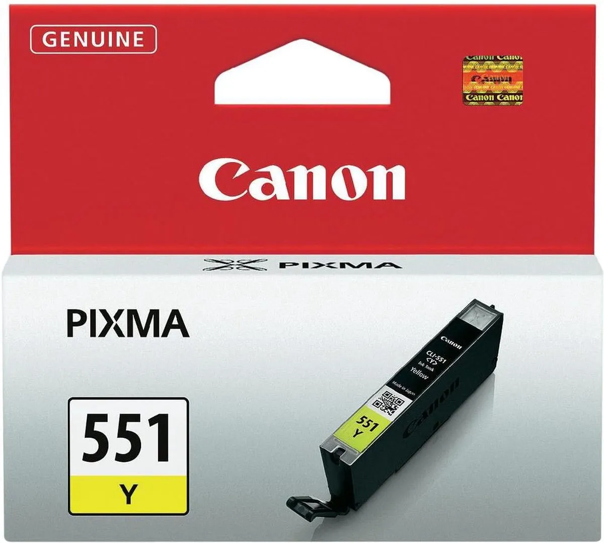 Canon CLI-551Y Inktcartridge - Geel