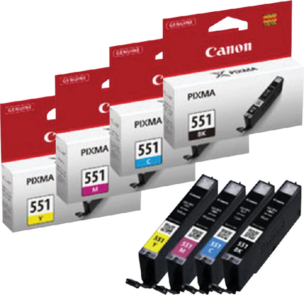 Canon CLI-551Y Inktcartridge - Geel