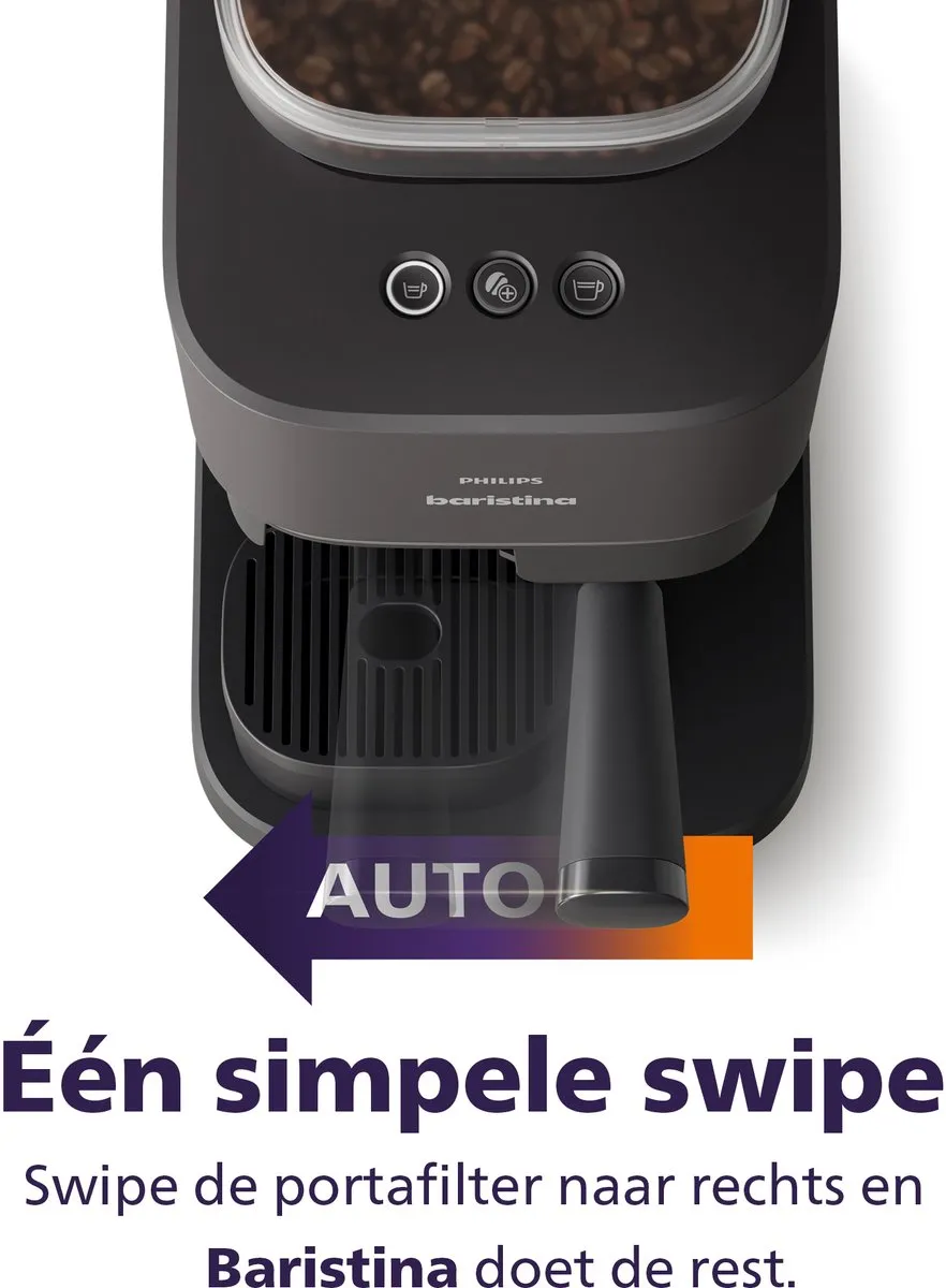 Philips Baristina BAR308/60 Espressomachine - Zwart