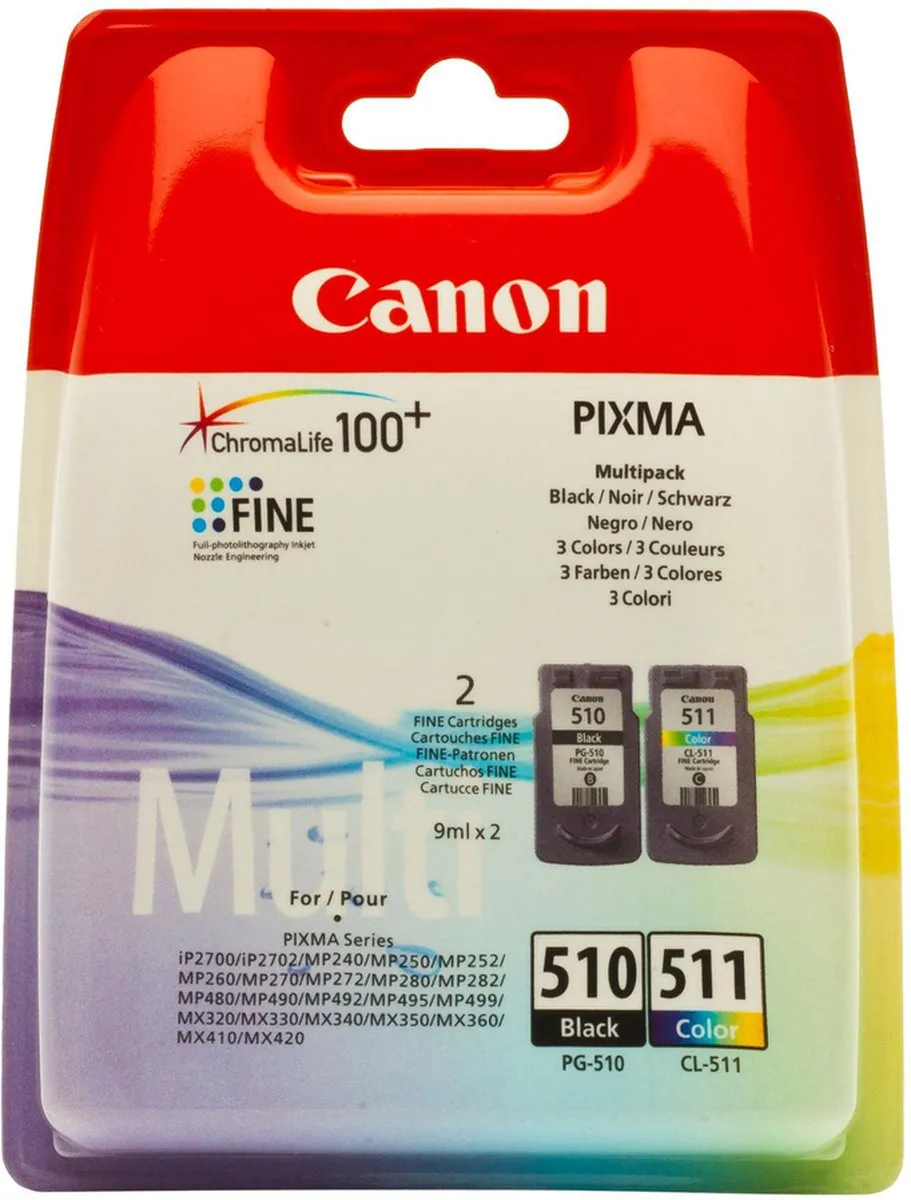 Canon CL-511 PG-510 Inktcartridges